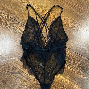 Victoria’s Secret black lingerie